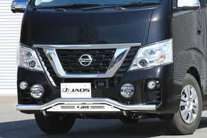 JAOS FRONT SKID BAR STANDARD POLISH BLAST FOR NISSAN NV350 CARAVAN B150484A