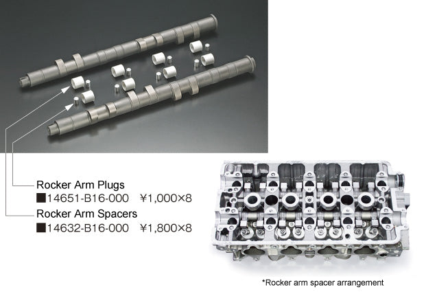 TODA RACING Rocker Arm Plugs  For CIVIC  CR-X  INTEGRA B16A B16B B18C 14651-B16-000