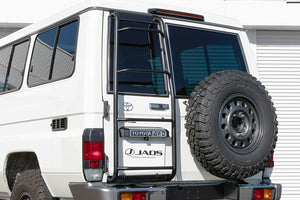 JAOS REAR LADDER II BLACK FOR TOYOTA LAND CRUISER 70 B232241BBK