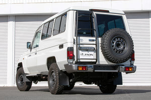 JAOS REAR LADDER II BLACK FOR TOYOTA LAND CRUISER 70 B232241BBK
