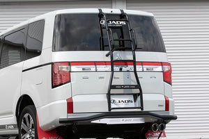JAOS REAR LADDER II BLACK W. HANDRAIL FOR MITSUBISHI DELICA D:5 2019- DIESEL B232304ABKZ