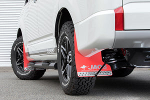 JAOS MUD GUARD III FRONT SET RED FOR MITSUBISHI DELICA D:5 2019- DIESEL B621306F