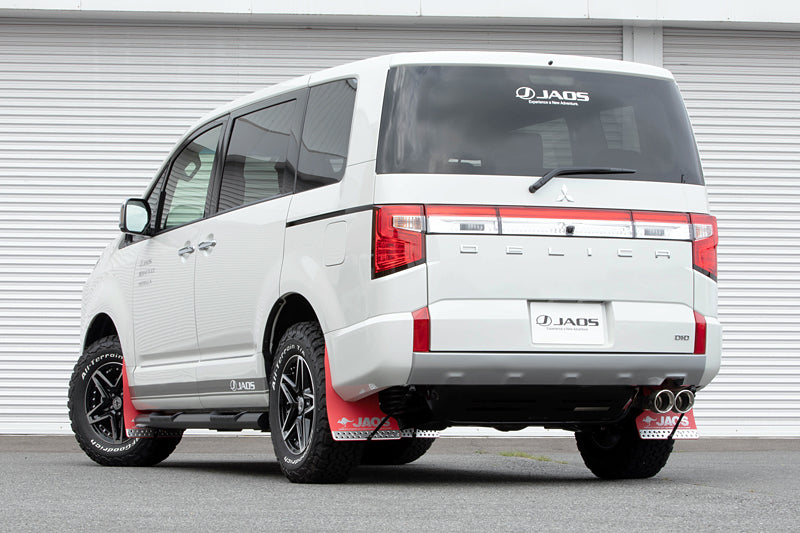 JAOS MUD GUARD III FRONT SET RED FOR MITSUBISHI DELICA D:5 2019- DIESEL B621306F