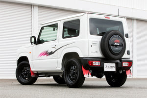 JAOS MUDGUARD III FRONT SET RED FOR SUZUKI JIMNY JB64 B621513F