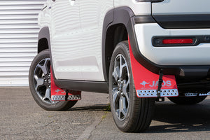 JAOS MUD GUARD III FRONT SET RED FOR SUZUKI HUSTLER MR52S 92S B621536F