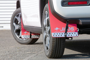 JAOS MUD GUARD III REAR SET RED FOR SUZUKI HUSTLER MR52S 92S B621536R