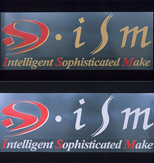 CAR MAKE T&E ISM STICKER REFLECTIVE SILVER FOR  CARMAKETE-02906