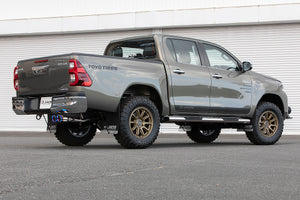 JAOS BATTLEZ MUFFLER ZS-2TC TITANIUM COLOR TAIL FOR TOYOTA HILUX SURF 125 B701098TC