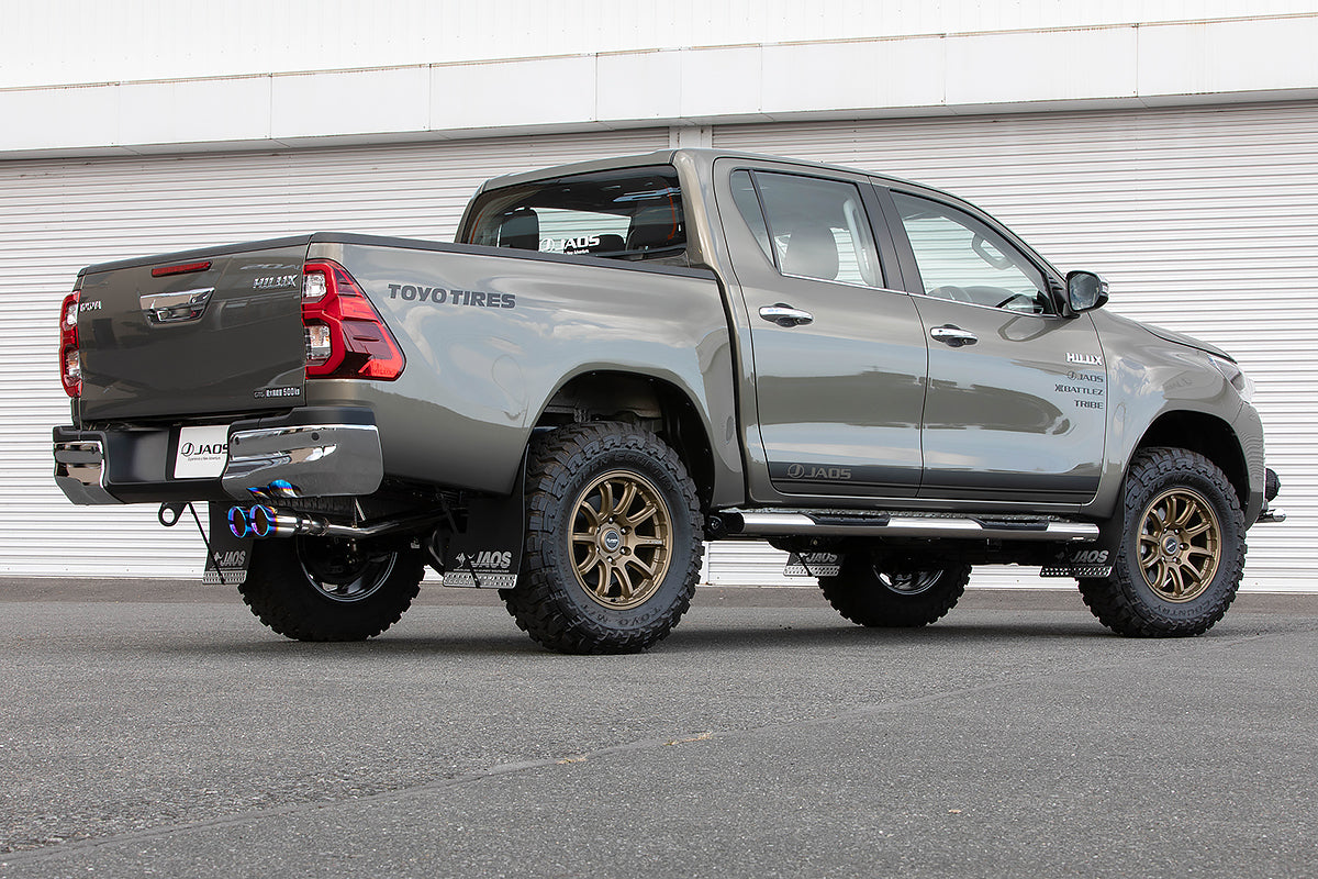 JAOS BATTLEZ MUFFLER ZS-2TC TITANIUM COLOR TAIL FOR TOYOTA HILUX SURF 125 Z GRSPORT B701098TC