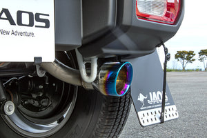 JAOS BATTLEZ MUFFLER ZSTC TI COLOR TAIL (NORMAL BUMPER) FOR SUZUKI JIMNY JB74 B702518BTC