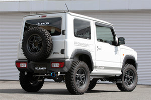 JAOS BATTLEZ MUFFLER ZSTC TITANIUM COLOR TAIL FOR NORMAL BUMPER FOR SUZUKI JIMNY JB64 B702513CTC