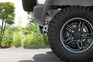 JAOS BATTLEZ MUFFLER ZSTC TITANIUM COLOR TAIL FOR NORMAL BUMPER FOR SUZUKI JIMNY JB64 B702513CTC