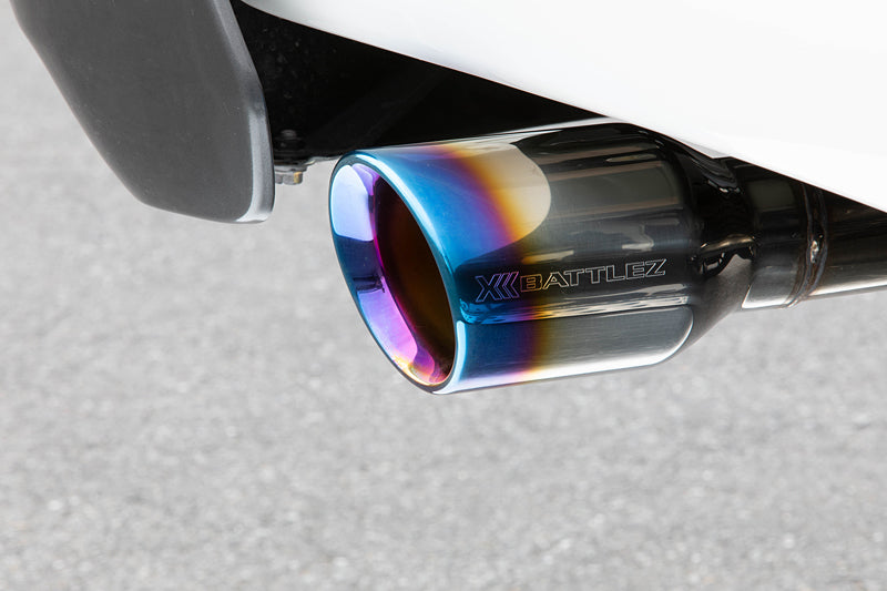 JAOS BATTLEZ MUFFLER ZS-STC TITANIUM COLOR TAIL FOR TOYOTA HILUX SURF 125 B708096TC