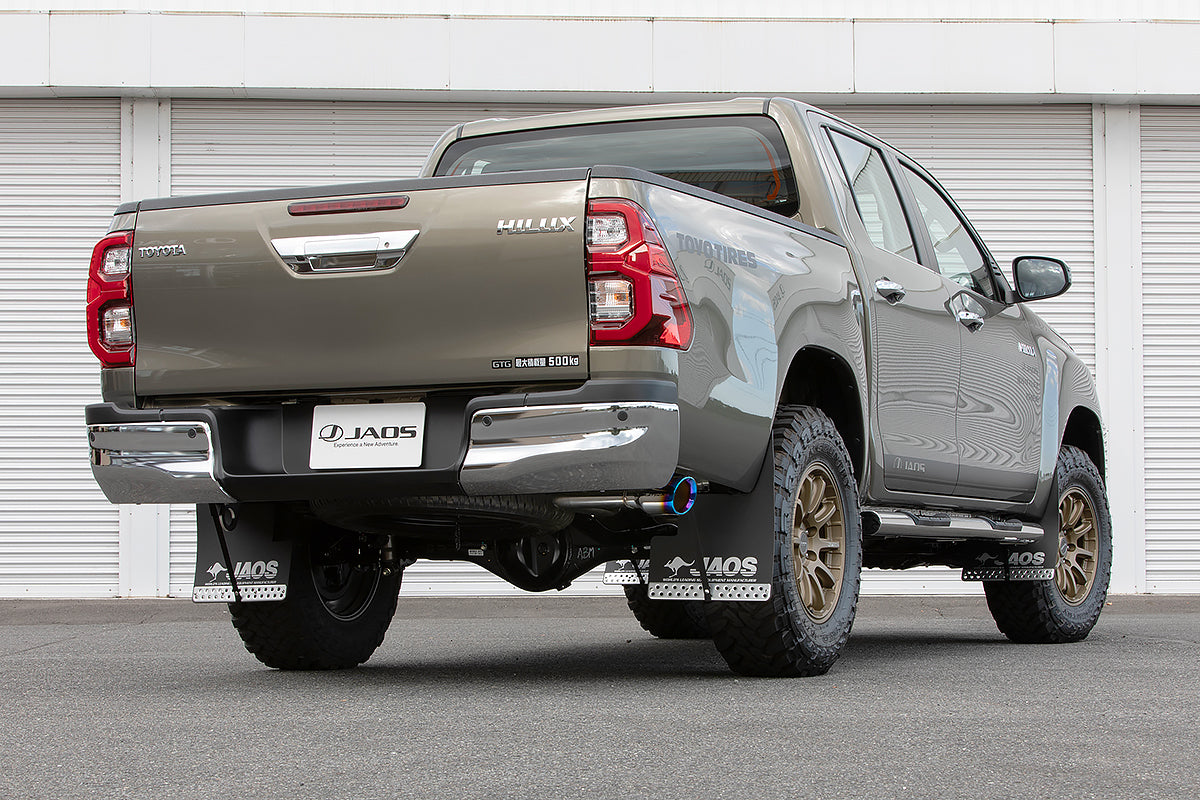 JAOS BATTLEZ MUFFLER ZS-STC TITANIUM COLOR TAIL FOR TOYOTA HILUX SURF 125 B708098TC