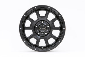 JAOS ADAMASBL5 17X7.5J 44 5H127 MATTE BLACK WHEEL FOR JEEP WRANGLER JK B900E775MB