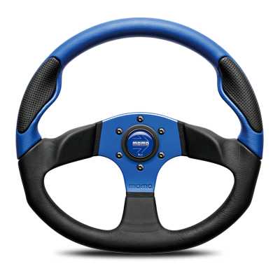MOMO COMMANDO 2 BLUE STEERING WHEEL C-65