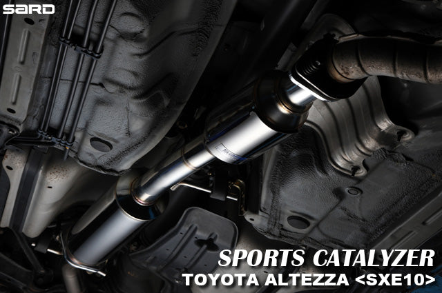 SARD SPORTS CATALYZER For TOYOTA ALTEZZA SXE10 89021 - Black Hawk