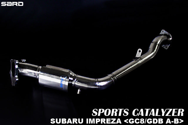 SARD SPORTS CATALYZER For SUBARU IMPREZA sti GC8 Ver.3 4 89040