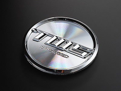 TWS CENTER CAP Aluminum Cutting Base/Chrome Ring CENTER-CAP-SIL