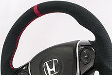KENSTYLE STEERING WHEEL ULTRA SUEDE RED LINE FOR  HB04