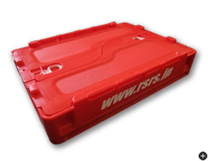 R'S RACING SERVICE FOLDING CONTAINER RED FOR  AP-200