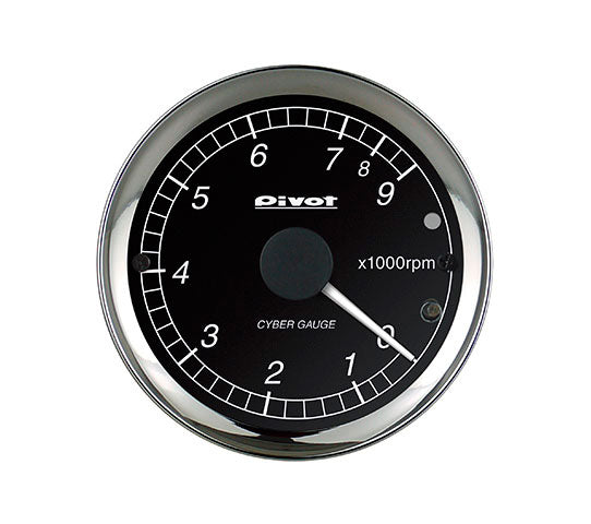 PIVOT CYBER GAUGE 60MM TACHO WHITE FOR TOYOTA COROLLA RUMION NZE151N 1NZ-FE COT