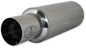 REINHARD CANNONBALL UNIVERSAL MUFFLER 01 SINGLE STAINLESS EXHAUST 01SR 100-130-60