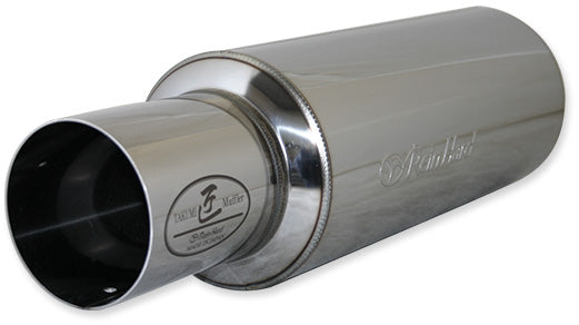 REINHARD CANNONBALL UNIVERSAL MUFFLER 01 SINGLE STAINLESS EXHAUST 01I-1000-130