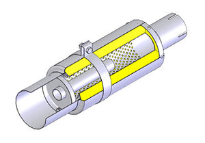 REINHARD CANNONBALL UNIVERSAL MUFFLER 01 SINGLE TITANIUM EXHAUST 01SRITI 90-115-50