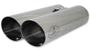 REINHARD CANNONBALL UNIVERSAL MUFFLER 02 DUAL STAINLESS EXHAUST 02SR
