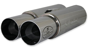 REINHARD CANNONBALL UNIVERSAL MUFFLER 03 DOUBLE WITH INNER SILENCER STAINLESS EXHAUST 03SRI