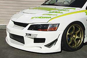 JUN AUTO FRONT BUMPER SPOILER  For MITSUBISHI LANCER Evo CT9A - 8002W-M001