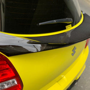 RESULT JAPAN TAILGATE SPOILER CARBON FOR ZC33S FOR SUZUKI SWIFT SPORT ZC33S
