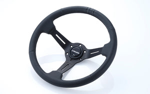 GREDDY SPORTS STEERING WHEEL DEEP BLACK ED For 16600004