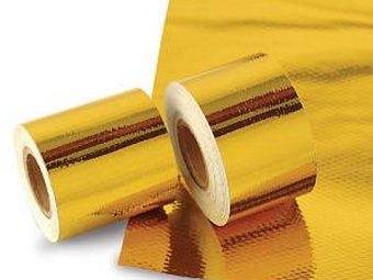LAILE BEATRUSH DEI A GOLD HEAT REFLECTIVE MATERIAL 24”x24” 600x600MM SHEET DEI-010393