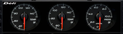 アナログメーター Defi DF14405 メーター ポインター バイクパーツ DEFI DIN GAUGE STYLE98 HOMMAGE BLACK FOR DF14405 - Black Hawk Japan