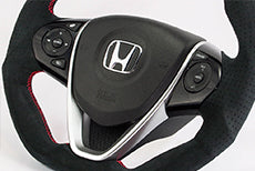 KENSTYLE STEERING WHEEL ULTRA SUEDE RED LINE FOR  HB04