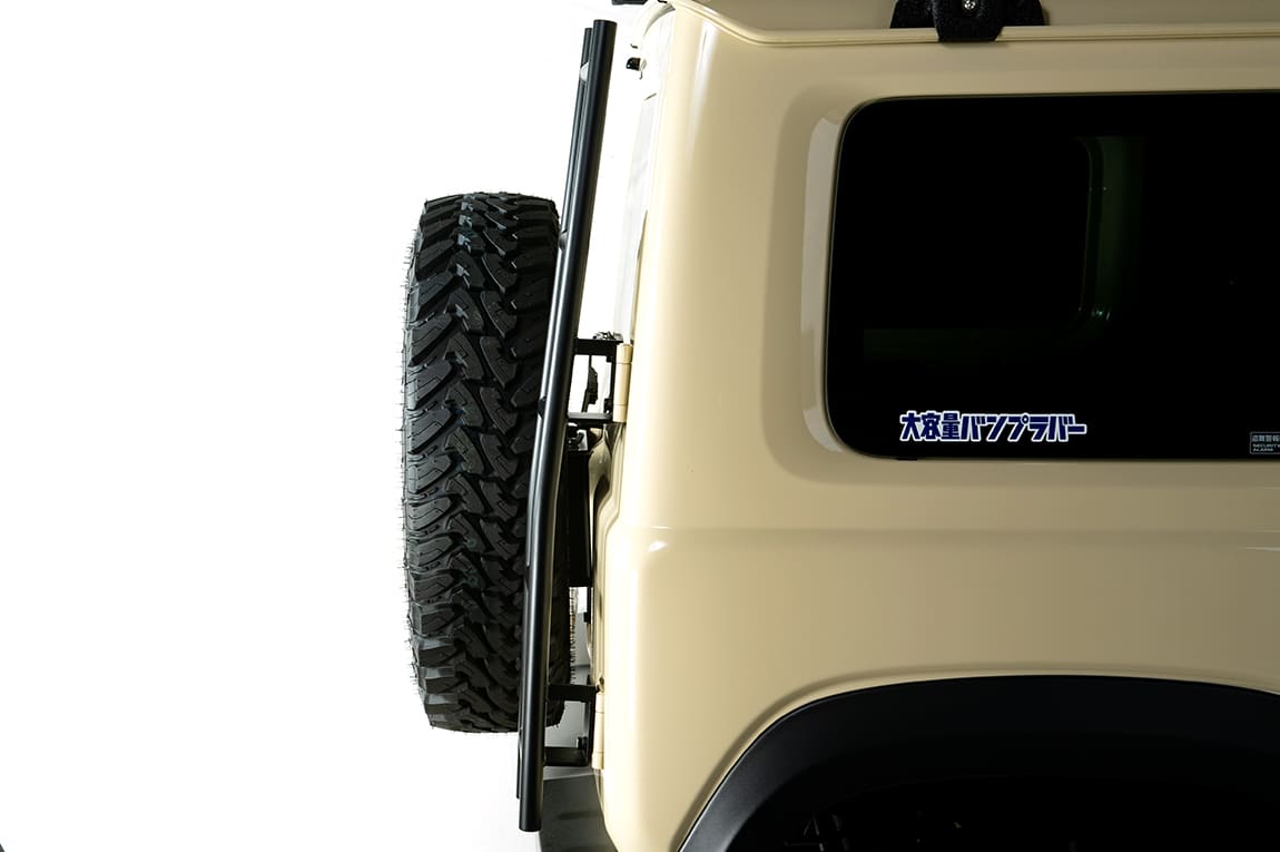 SHOWA GARAGE REAR LADDER STEEL 30MM FOR SUZUKI JIMNY JB64 JB74 E00144