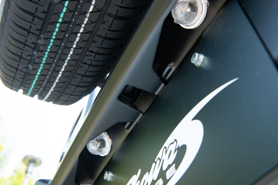 SHOWA GARAGE ABS REAR BUMPER SPOILER TYPE 2 UNPAINTED FOR SUZUKI JIMNY JB74W E00660