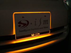 CAR MAKE T&E LED TRANS PLATE TANDE CO.,LTD LIME GREEN FOR  CARMAKETE-01191