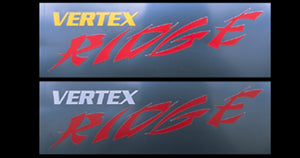 CAR MAKE T&E VERTEX RIDGE STICKER SILVER FOR  CARMAKETE-02873