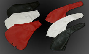 CAR MAKE T&E VERTEX LEATHER HAND BRAKE BOOTS TOYOTA RED PINK THREAD AE86 LEVIN TRUENO FOR  CARMAKETE-00856