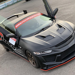 RESULT JAPAN AERO BONNET TYPE 2 CARBON FIN TYPE UNPAINTED FOR HONDA S660 JW5