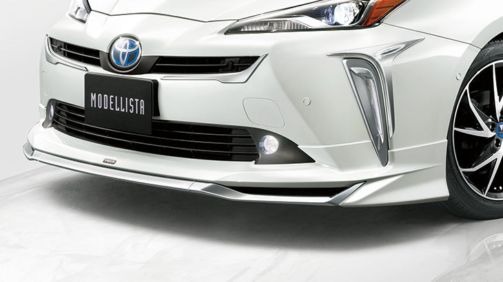 MODELLISTA FRONT SPOILER ELEGANCE WHITE FOR TOYOYA PRIUS ZVW51 D2531-59610-A2