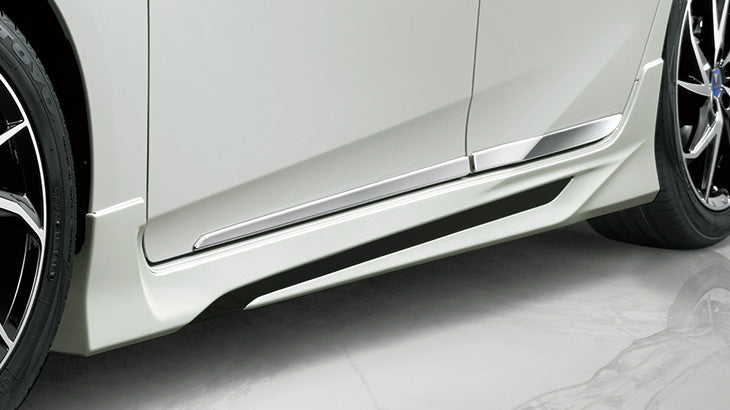 MODELLISTA SIDE SKIRT ELEGANCE WHITE FOR TOYOYA PRIUS ZVW51 D2611-50110-A2