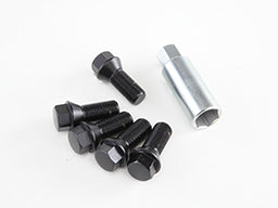 RAYS BOLT CAR EXCLUSIVE PARTS SET 17HEX OPTIONAL BOLT BLACK 17HEX BOLT : L25 M12X1.25 FOR  6503-8