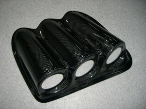 YR ADVANCE TRIPLE CARBON METER HOOD 60 UNPAINTED FOR MITSUBISHI LANCER EVOLUTION X CZ4A YR-ADVANCE-00002