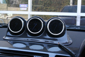 YR ADVANCE TRIPLE CARBON METER HOOD 60 UNPAINTED FOR MITSUBISHI LANCER EVOLUTION X CZ4A YR-ADVANCE-00002