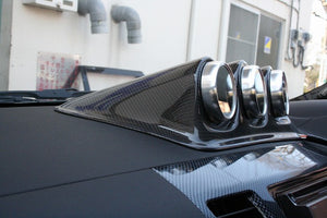 YR ADVANCE TRIPLE CARBON METER HOOD 60 UNPAINTED FOR MITSUBISHI LANCER EVOLUTION X CZ4A YR-ADVANCE-00002