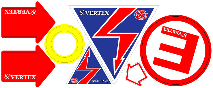 CAR MAKE T&E KILL SWITCH STICKER FOR  CARMAKETE-02890